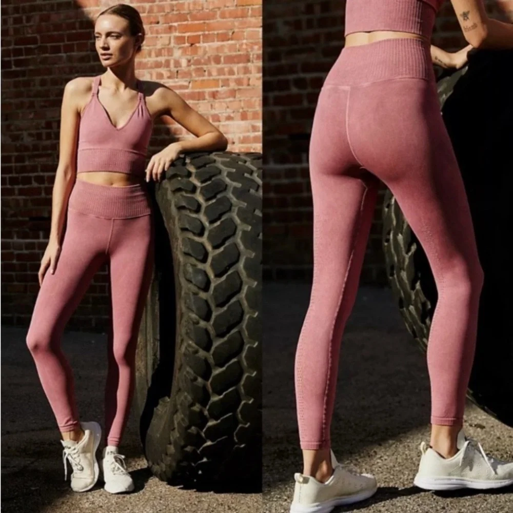 FREE PEOPLE Good Karma High Waist Leggings NEW Size M/L